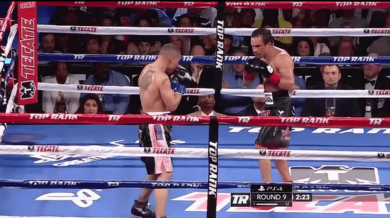 奎茲與對(duì)手互毆12回合